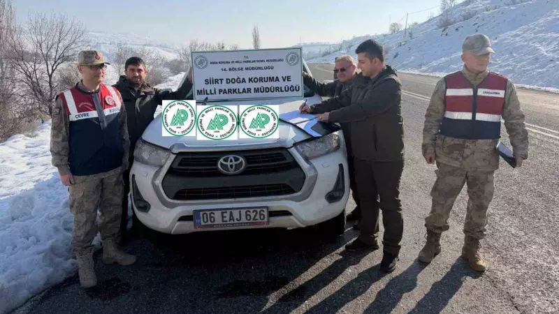 Siirt'te Kaçak Avcıya 26 Bin 911 Lira Ceza Kesildi
