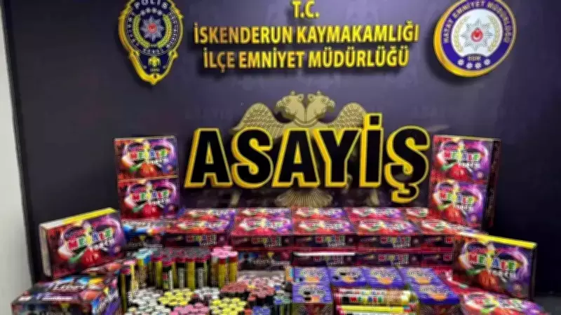 İskenderun'da Madde Satışı Denetimi: 3 İşyerinden 708 Patlayıcı Ele Geçirildi