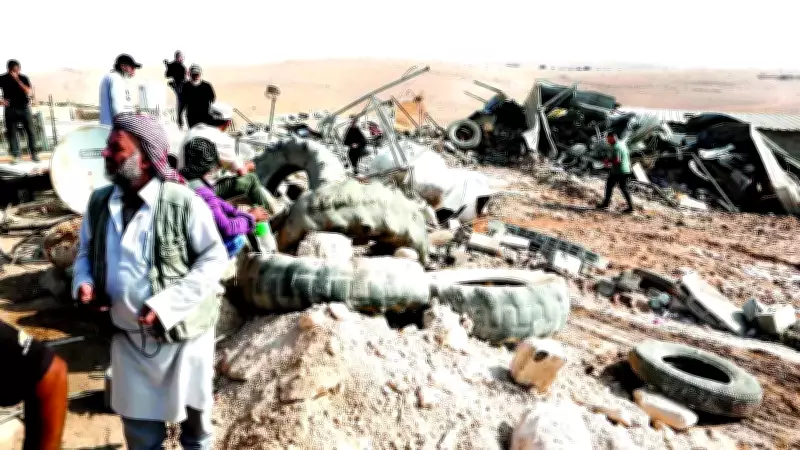 İsrail Korumasında Yasa Dışı Yahudi Çeteleri, Mesafir Yatta'da Bedevi Ailelere Saldırdı