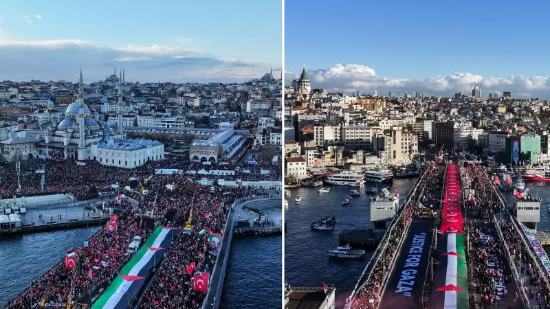 İstanbul'da Filistin için 520 Kişilik Eylem: 'Sinmiyoruz, Susmuyoruz'