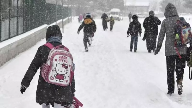 İstanbul'da Kar Tatili: 5 İlçede 2 Ocak'ta Okullar Tatil Edildi