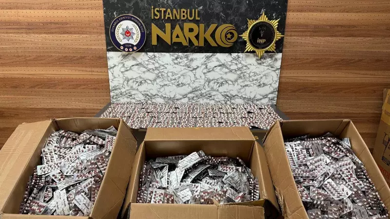 İstanbul'da Narkotik Operasyonu: 84 Bin Sentetik Hap Ele Geçirildi