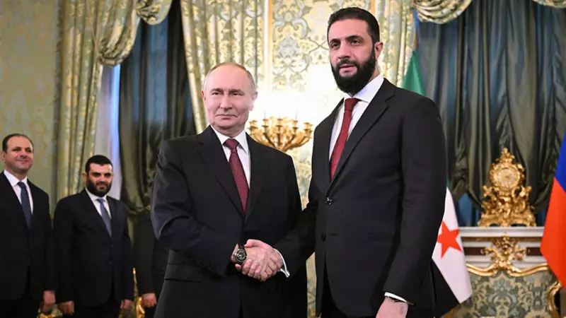 Suriye Cumhurbaşkanı Ahmed Şara, Moskova'da Putin ile Görüşmek Üzere Rusya'ya Gidiyor