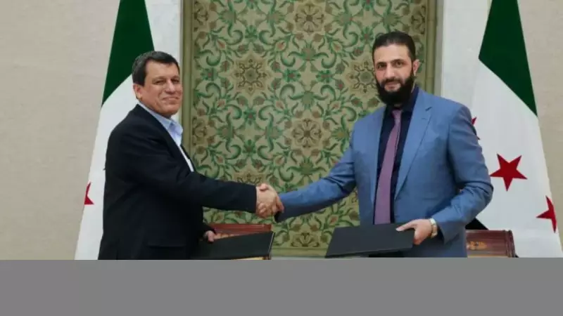 Suriye'de Tarihi Görüşme: Ahmed Şara ve Mazlum Abdi Bir Araya Geldi