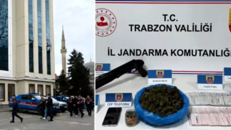 Trabzon'da Uyuşturucu Operasyonu: 647 Gram Madde ve 40 Bin TL Ele Geçirildi