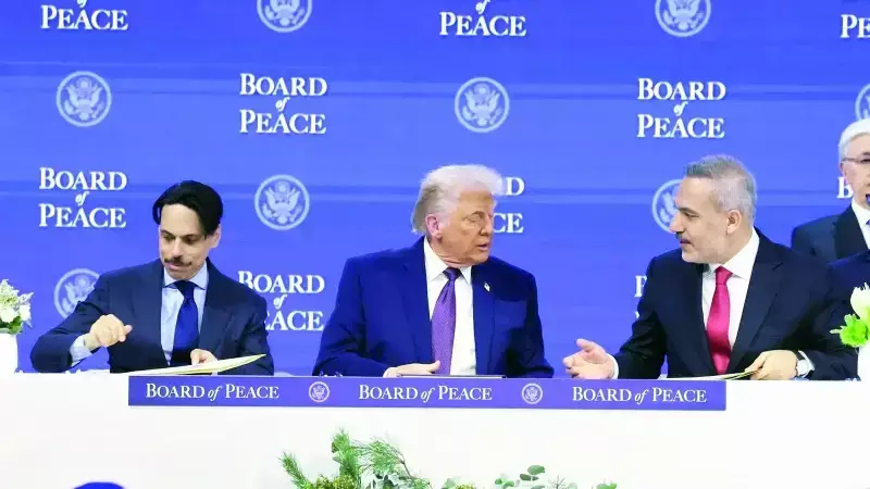 Trump Davos'ta Gazze Barış Kurulu'nda Konuştu: 8 Savaşı Bitirdik