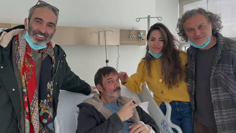 Ufuk Özkan'ı Ekip Arkadaşları Yalnız Bırakmadı: Hastane Ziyareti