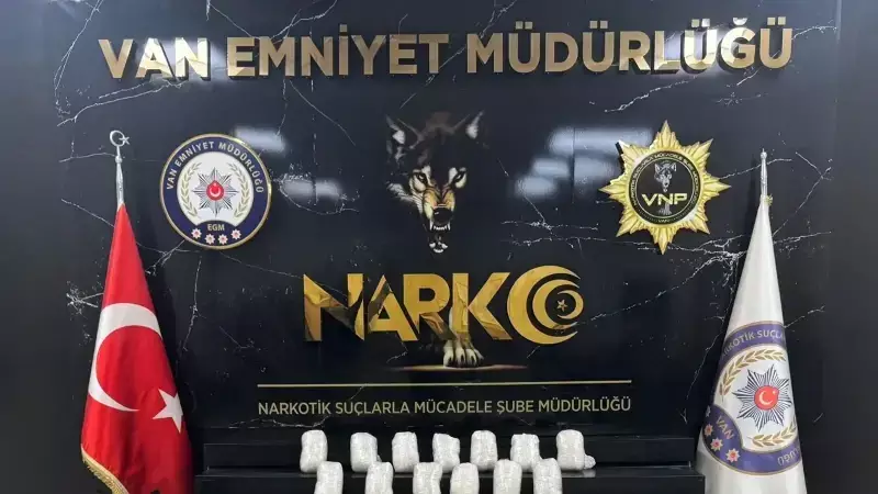Van'da Büyük Uyuşturucu Operasyonu: 22 Kilo 540 Gram Sentetik Madde Ele Geçirildi