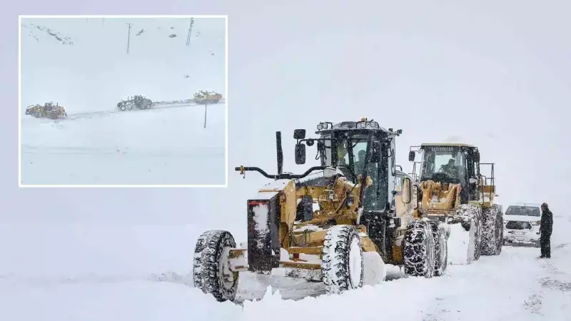 Van'da Kar Felaketi: 363 Yerleşim Yeri Ulaşıma Kapandı, Çığ Uyarısı