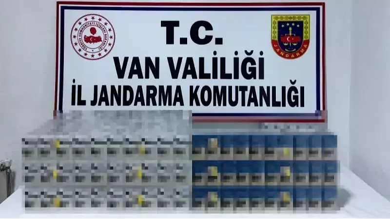 Van'da Yol Kontrolünde 1500 Paket Kaçak Sigara Ele Geçirildi