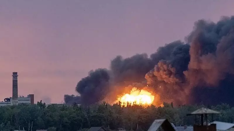 Volgograd'a İHA Saldırısı: Petrol Deposunda Yangın Çıktı