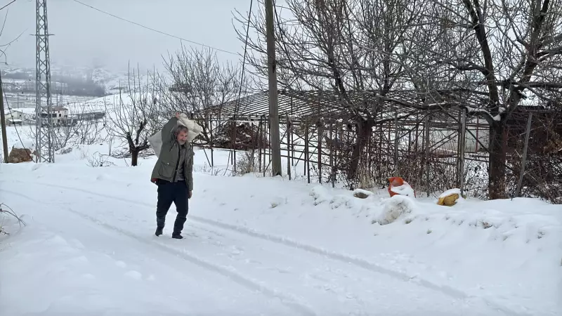 Yazın 2 Bin Nüfuslu Köyde Kışın Yalnızca Muhtar ve Ailesi Kalıyor