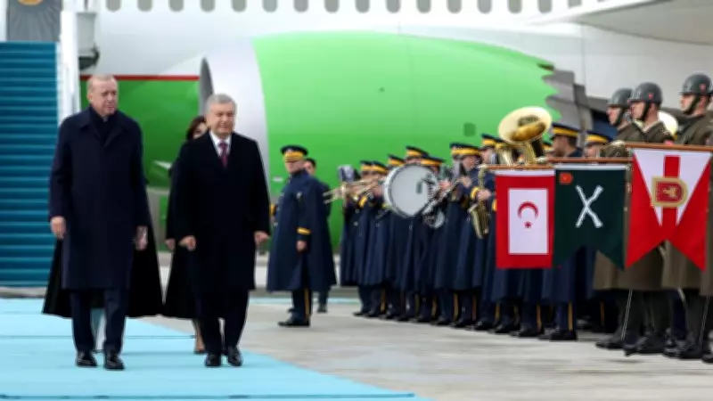 Özbekistan Cumhurbaşkanı Mirziyoyev Türkiye'de: Erdoğan Tarafından Karşılandı