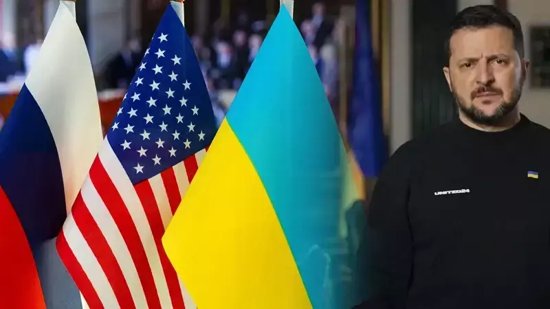 Zelenski Davos'ta Avrupa'yı Eleştirdi: 'Parçalanmış Çiçek Dürbünü Gibi'