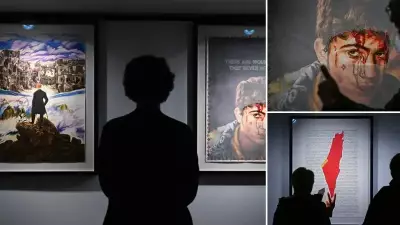 Ahmet Yusuf Aygeç'in Filistin Sergisi Londra'da Sanatseverlerle Buluştu