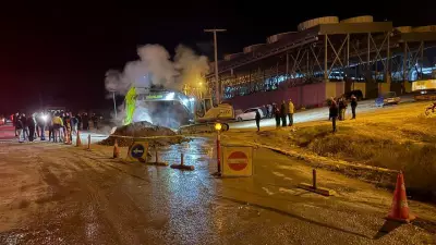 Aydın'da Jeotermal Boru Hattında Buhar Sızıntısı: Yol Trafiğe Kapandı