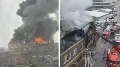 Aydınlı'da Çıkan Yangın 3 Katlı Bina Çökertti: Can Kaybı Yok