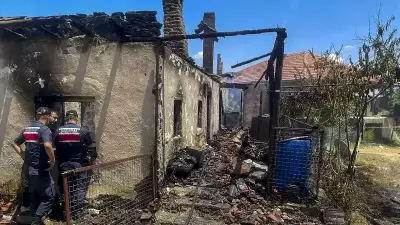 İnay Köyü'nde Çıkan Yangında 87 Yaşındaki Muhittin Eryılmaz Hayatını Kaybetti