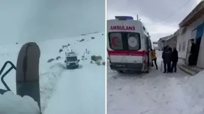 Sivas Gürün'de Karakuyu Köyü'ne Yoğun Kar Engeli: 76 Yaşındaki Vatandaş Kurtarıldı