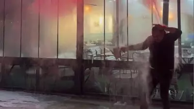 Sivas'ta Soğuk Hava Deneyi Talihsizlikle Bitti: Esnaf Kendini Yaktı