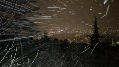 İstanbul'da Kar Yağışı Gece Boyunca Etkili Oldu: Çamlıca Tepesi Beyaza Büründü
