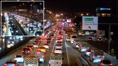 İstanbul'da Trafik Yoğunluğu %63'e Ulaştı: Avrupa ve Anadolu Yakası Tıkalı