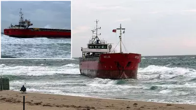 Tekirdağ'da Fırtına Gemiyi Karaya Oturttu: Kurtarma Bekliyor