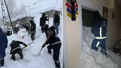 Van'da Çığ Felaketi: 1 Ölü, 1 Kayıp, 22 Ev Boşaltıldı