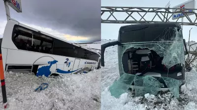 Van'da Otobüs Kazası: 11 Yolcu Yaralandı, Şoför Kaçtı