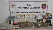 Şaphane'de Kaçak Tütün Operasyonu: 5 Makine ve Tonlarca Malzeme Ele Geçirildi