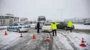 Bingöl-Erzurum Karayolu Yoğun Kar Nedeniyle Tır Trafiğine Kapatıldı
