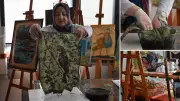 Trabzonlu Öğretmen Gülcan Eroğlu, Batik Sanatını İpek Kumaşlarla Yaşatıyor