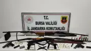 İznik'te Operasyon: 9 Silah ve Çok Sayıda Mühimmat Ele Geçirildi