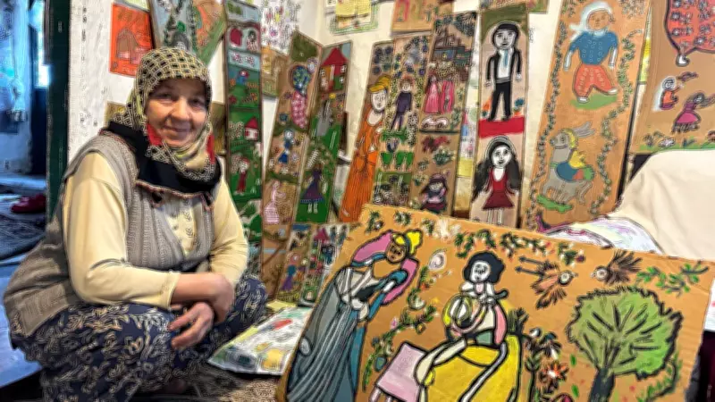 74 Yaşında Keşfettiği Yetenekle Hayatı Değişti: Köy Evini Sanat Galerisine Çevirdi