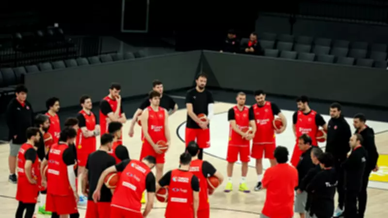 A Milli Basketbol Takımı Sırbistan Maçına Hazırlanıyor