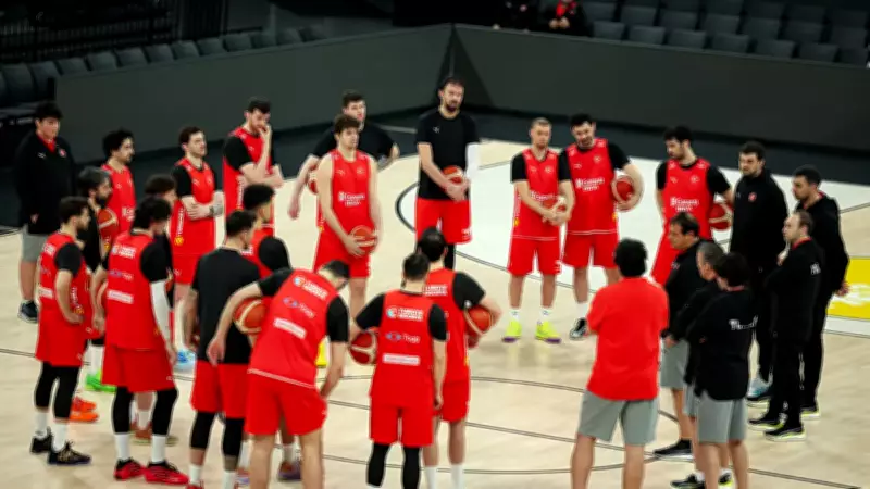 A Milli Erkek Basketbol Takımı Sırbistan Maçı İçin Antrenmanlara Başladı