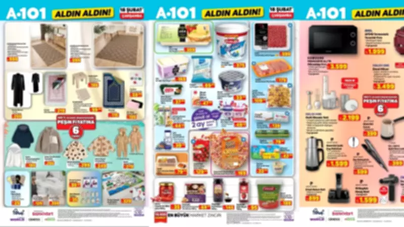 A101'de Ramazan Hazırlıkları Başladı: Osmanlı Şerbeti ve Şam Tatlısı Raflarda