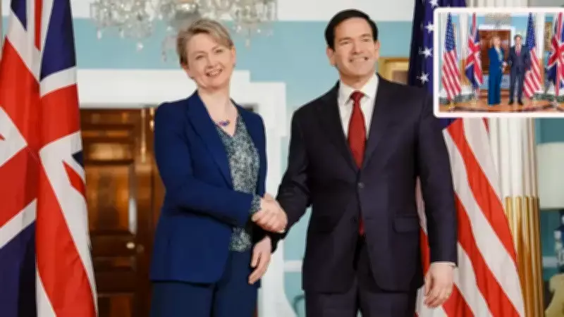 ABD ve İngiltere Dışişleri Bakanları Washington'da Kritik Görüşme Gerçekleştirdi