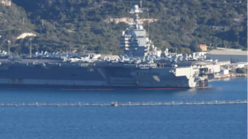 ABD'nin Dev Uçak Gemisi Gerald Ford Girit'ten Ayrıldı, Akdeniz'de Hareket Halinde