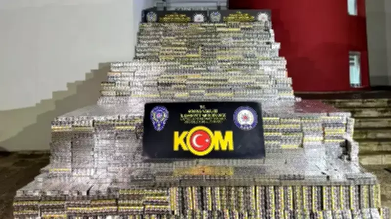 Adana'da 150 Bin Paket Kaçak Sigara Ele Geçirildi