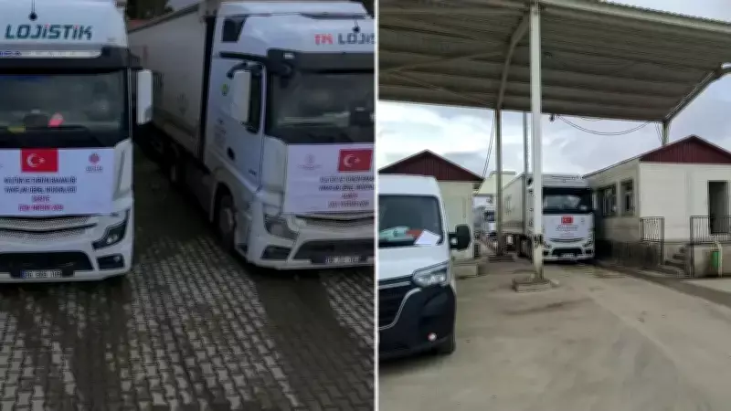 AFAD Suriyeli Ailelere Yardım Kolileri Gönderdi, Erdoğan'dan Mektup