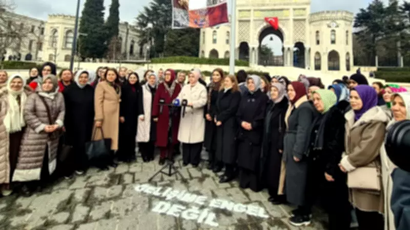 AK Parti Kadın Kolları'ndan 28 Şubat Yıldönümünde Anlamlı Basın Açıklaması