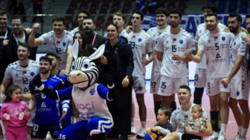 Altekma, CEV Challenge Kupası'nda SCM Zalau'yu 3-2 Yendi