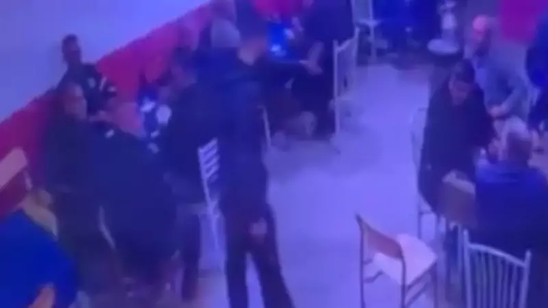 Ankara Haymana'da Köy Kahvehanesinde Pompalı Tüfek Dehşeti: Saldırı Anı Kamerada