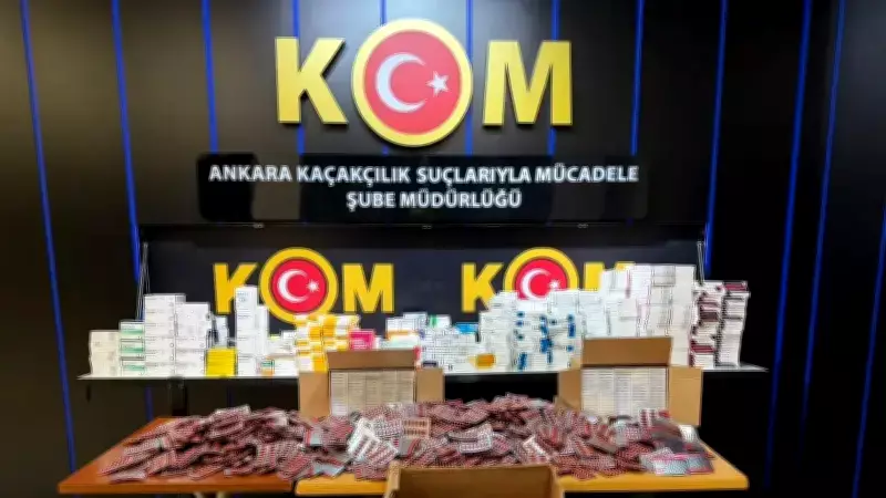 Ankara'da Kaçak İlaç Operasyonu: 99 Bin 404 Hap Ele Geçirildi, 2 Şüpheli Tutuklandı