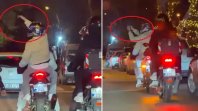 Ankara'da Motosikletli Grubun Oyuncak Silahla Korkutma Eylemi: Bir Kişi Tutuklandı