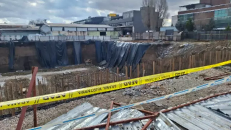 Ankara'da İnşaatta Göçük: Suriyeli İşçi Hayatını Kaybetti, Şantiye Şefi Gözaltında