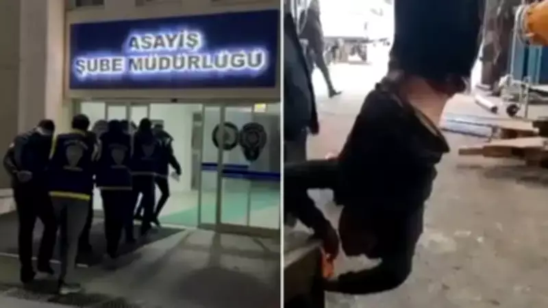 Ankara'da Zihinsel Engelli Genci Vincle Bağlayıp Video Çekenler Yakalandı