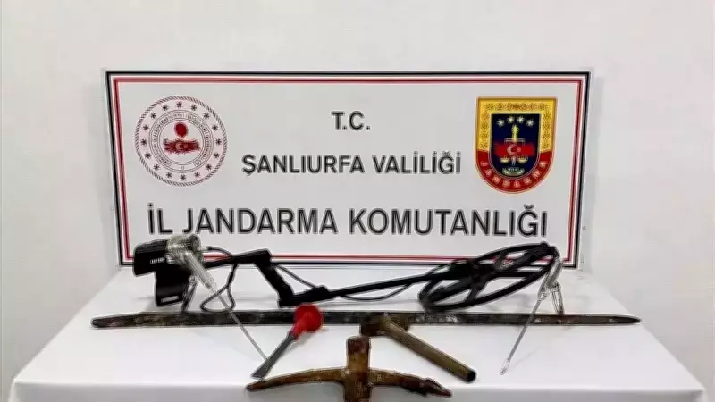 Şanlıurfa'da Kaçak Kazı Yapan İki Şahıs Suçüstü Yakalandı