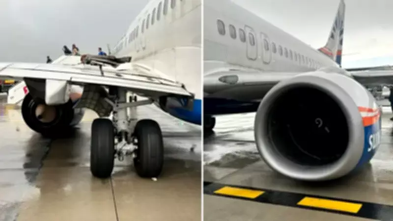 Antalya Havalimanı'nda SunExpress Uçağında Kritik Teknik Arıza: Teker Yerinden Çıktı